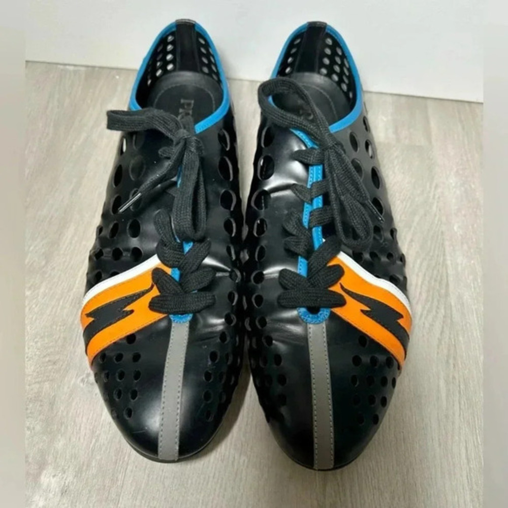 Prada lace up summer lace up shoes Multiple colors Sz 9 - Picture 2 of 10